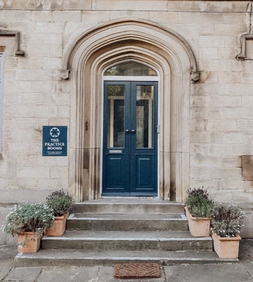 The front door of The Practice Rooms on Wilkinson Street